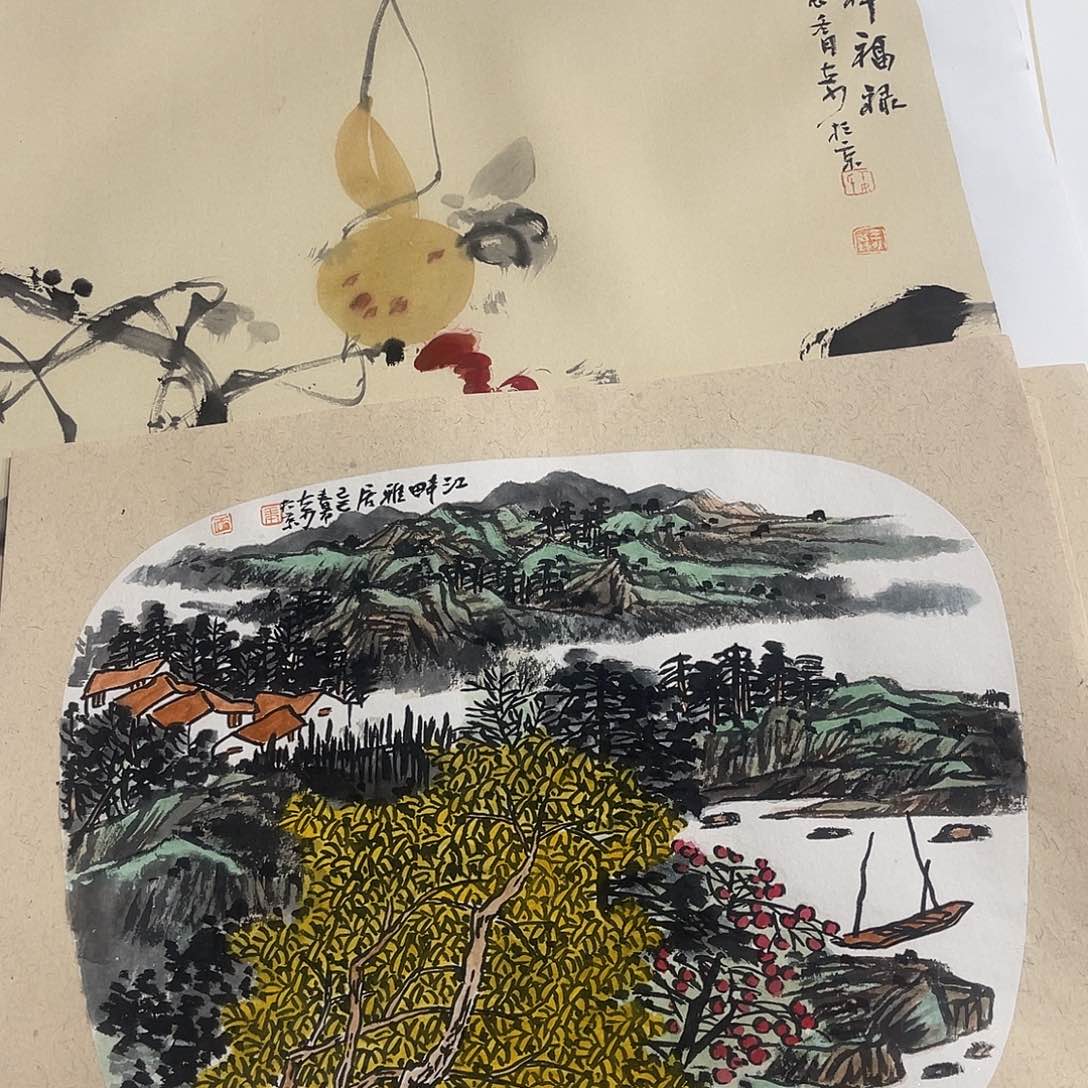 姜奇老师山水作品