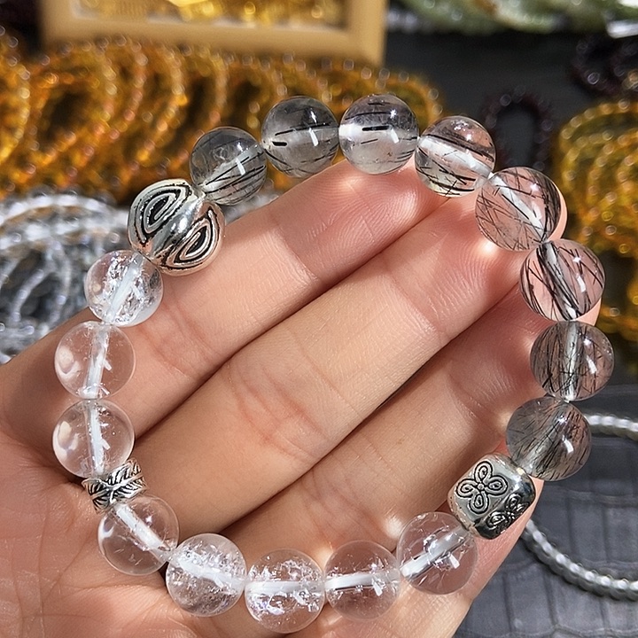 水晶手链未镶嵌原创