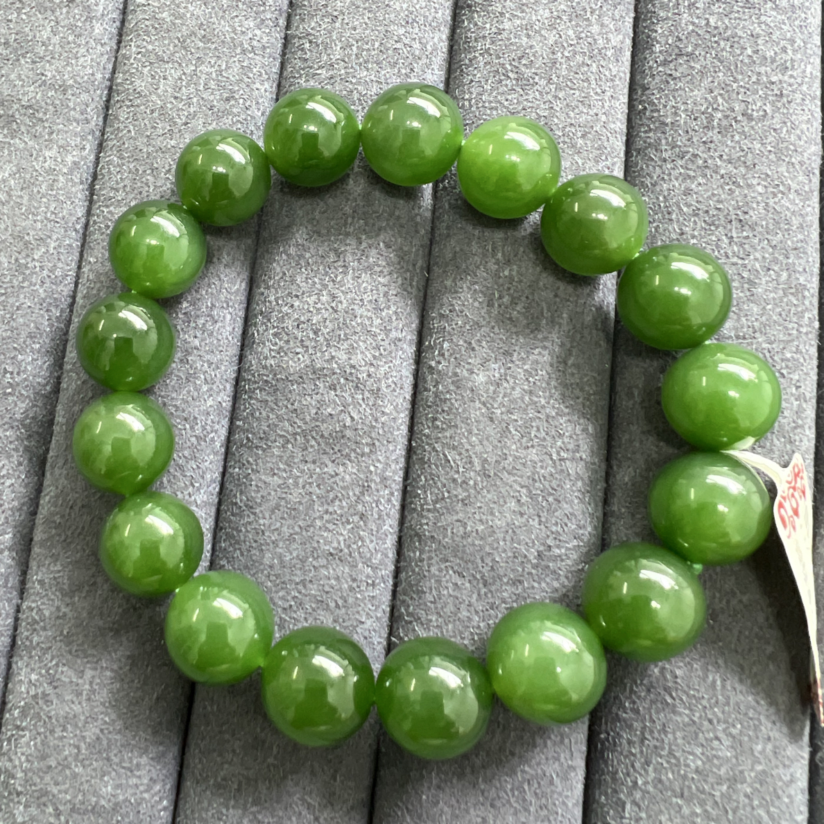 阳绿12mm精美百搭手串