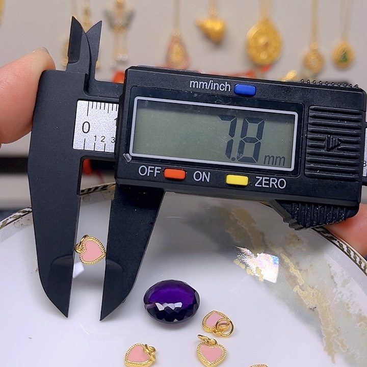 紫晶颈饰银S925镶嵌紫晶925镶嵌48