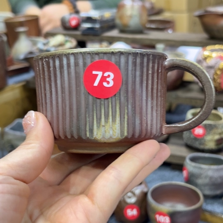明光窑面取马克杯
