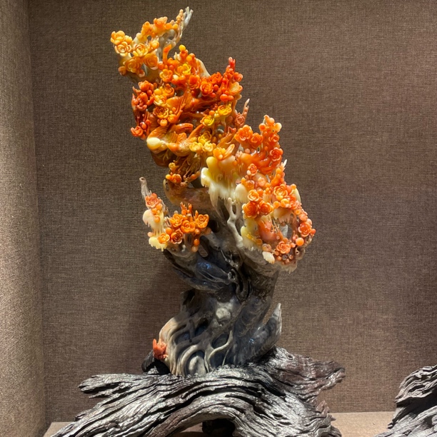 寿山石精品芙蓉摆件收藏玄关客厅装饰品田黄石国画奇石配定金链接