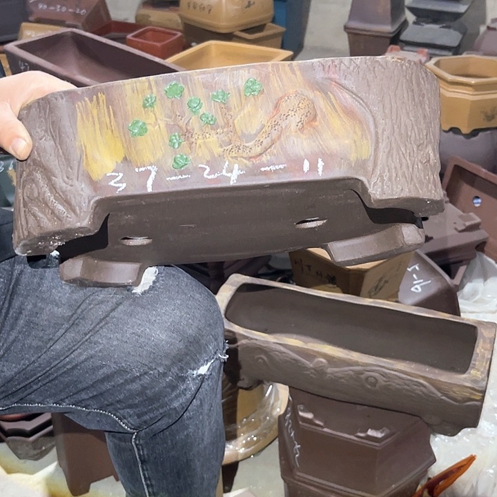 紫砂花盆紫砂等传统