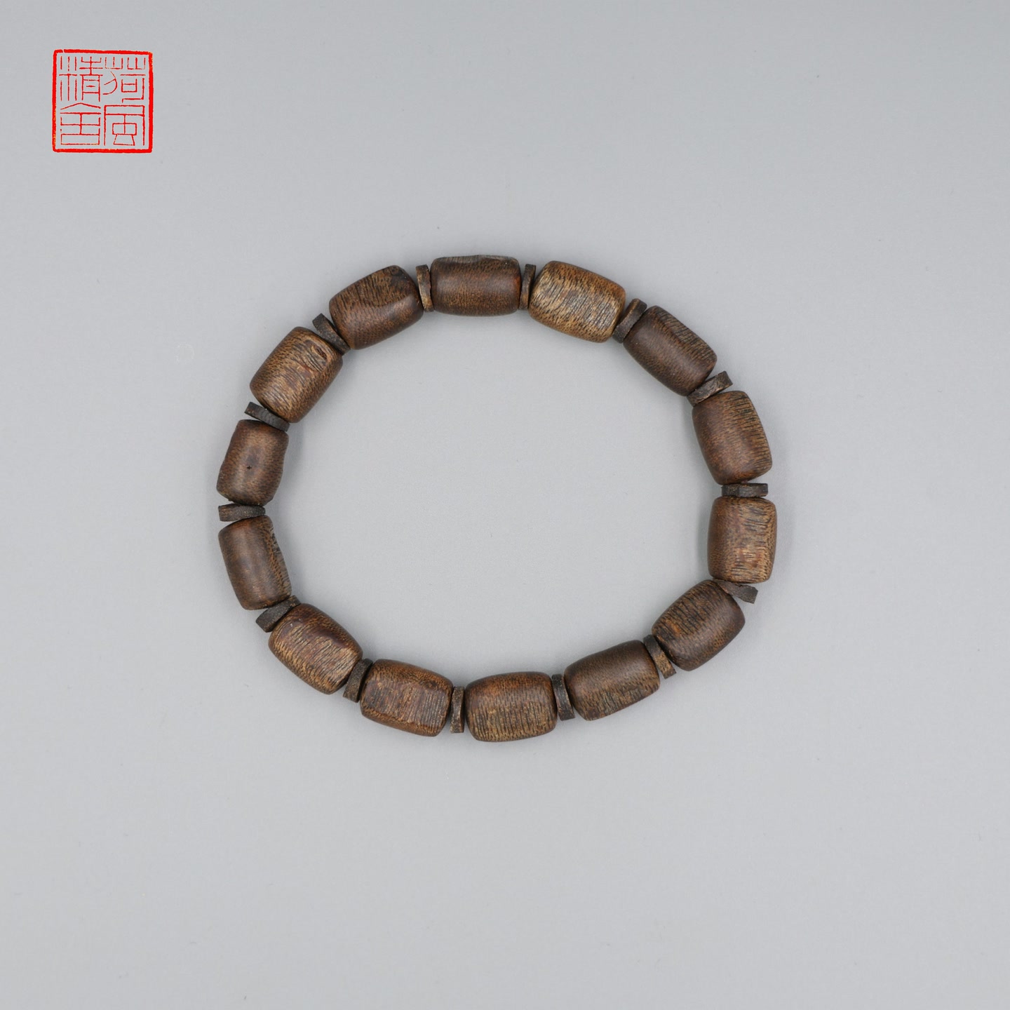 【沉水高货】海南棋楠沉水瘤疤单圈沉香手串-CX305