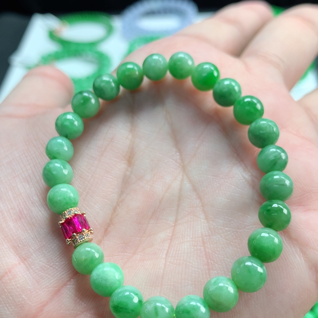 翡翠未镶嵌手链翡翠