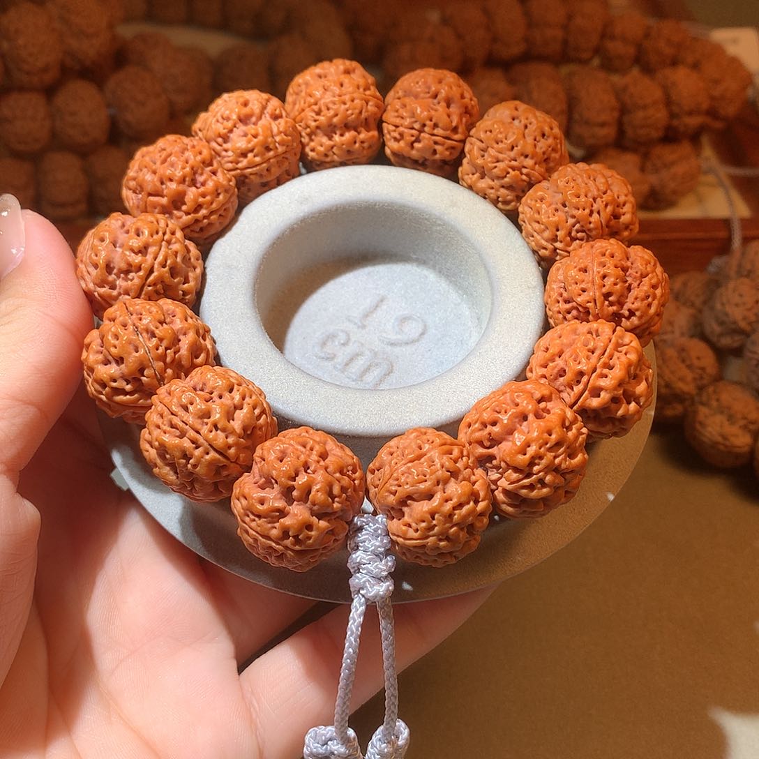 金刚菩提手串21尺寸梁龙鳞梅花