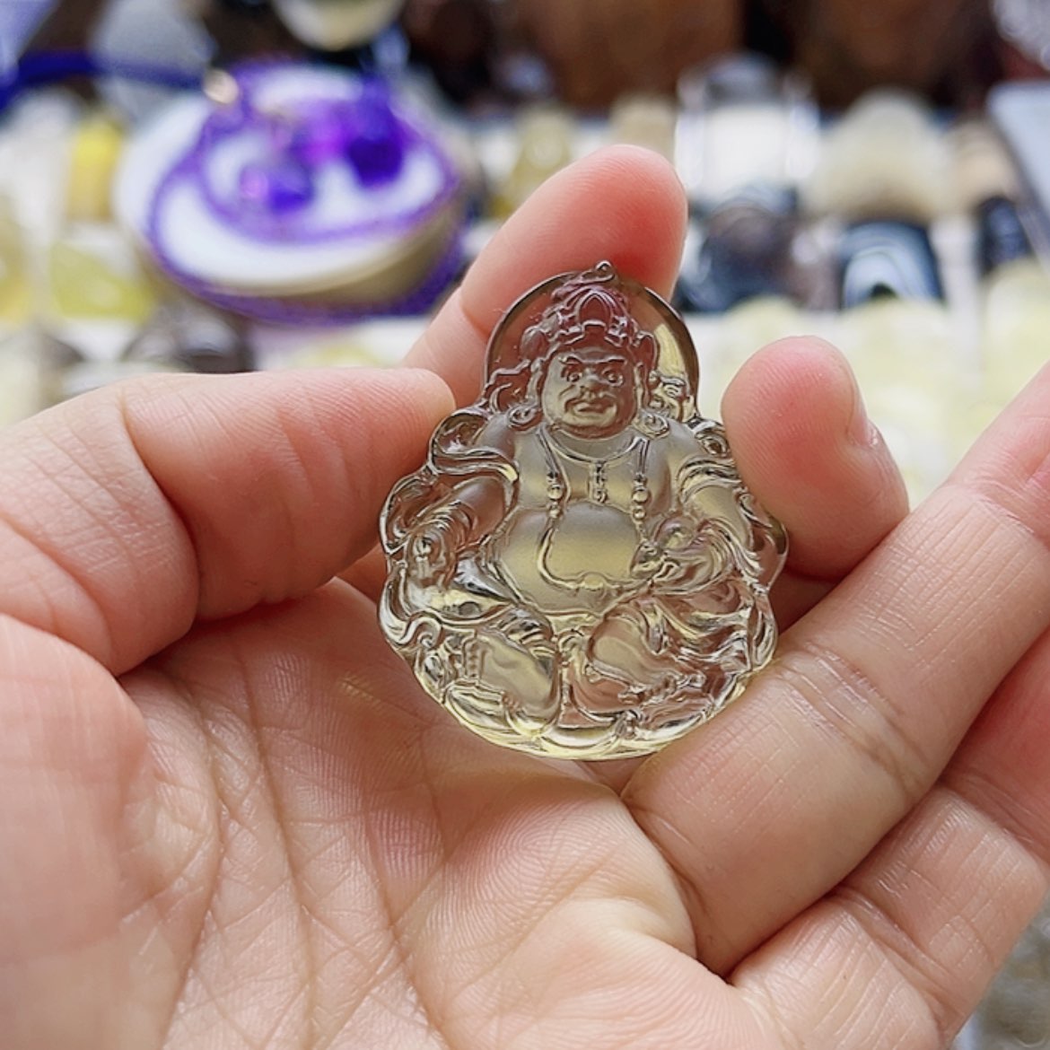 【闪购商品】水晶黄财神未镶嵌