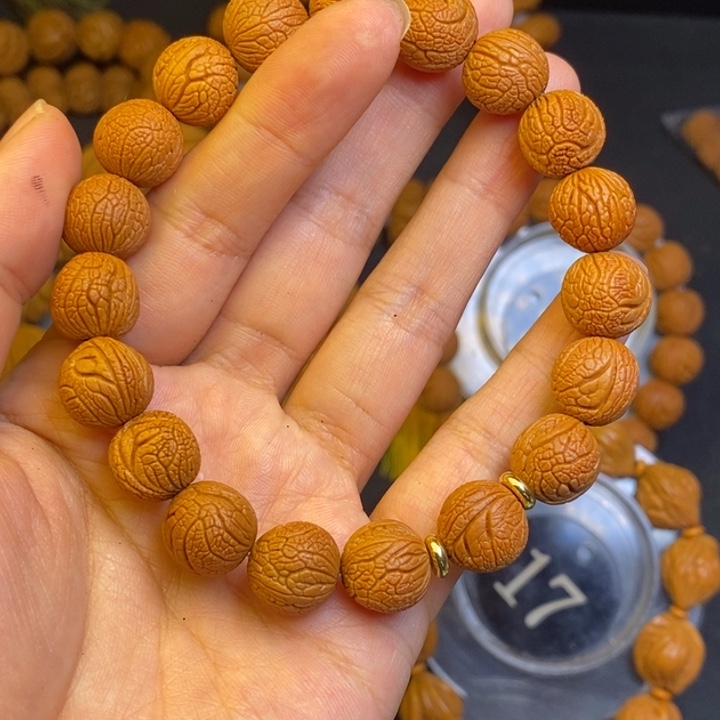 吊坠桃核秦岭龙纹桃核22