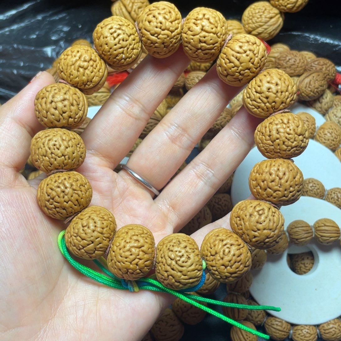 桃木桃核手串21+苹果园