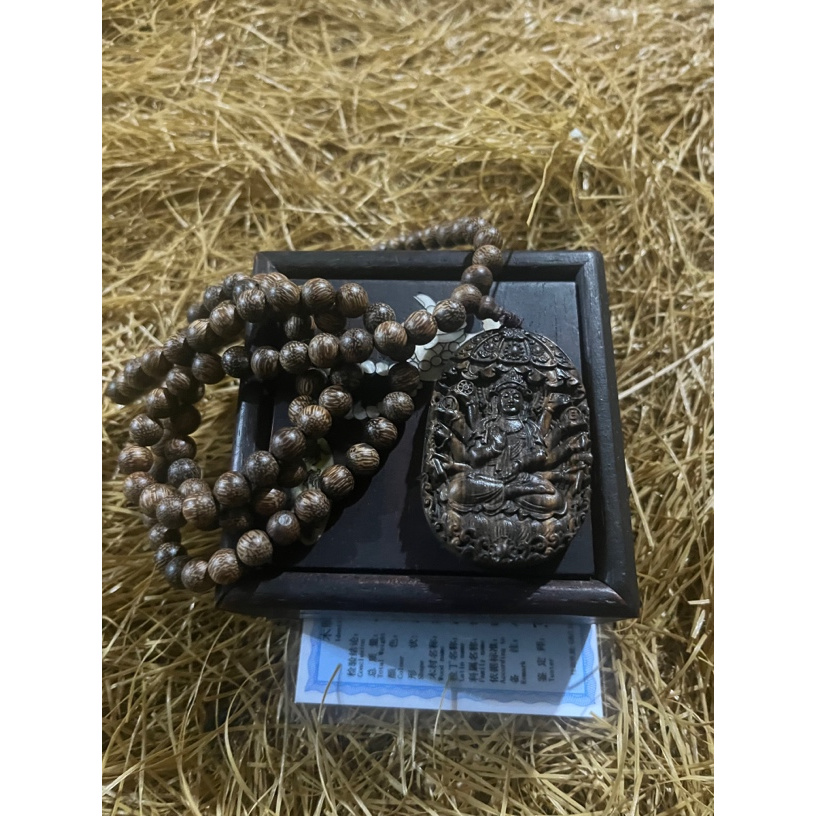 【闪购商品】精品摆件文莱观音脖挂手木盒款113