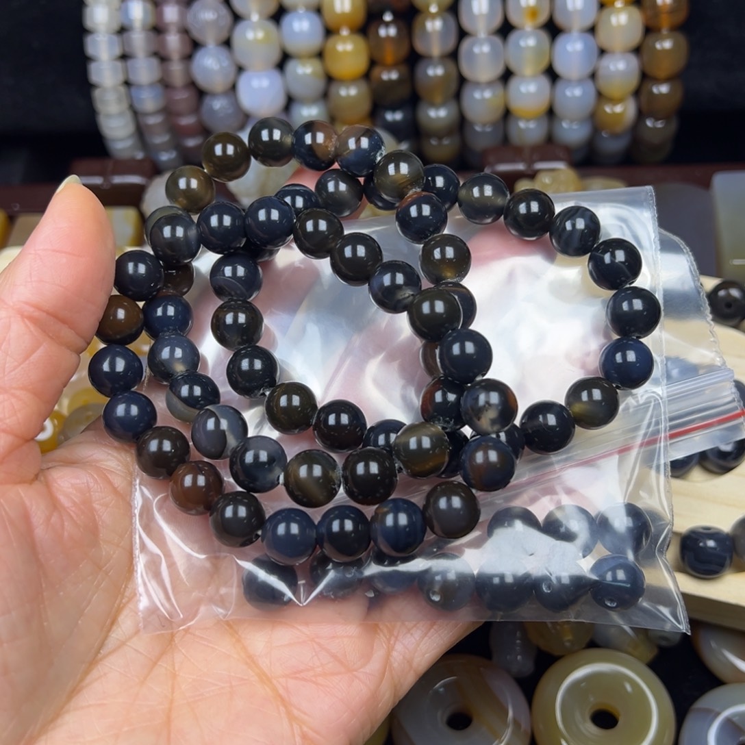 玛瑙/玉髓未镶嵌手链