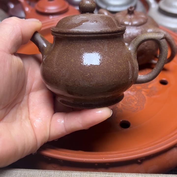 紫砂茶壶宜兴原矿段泥