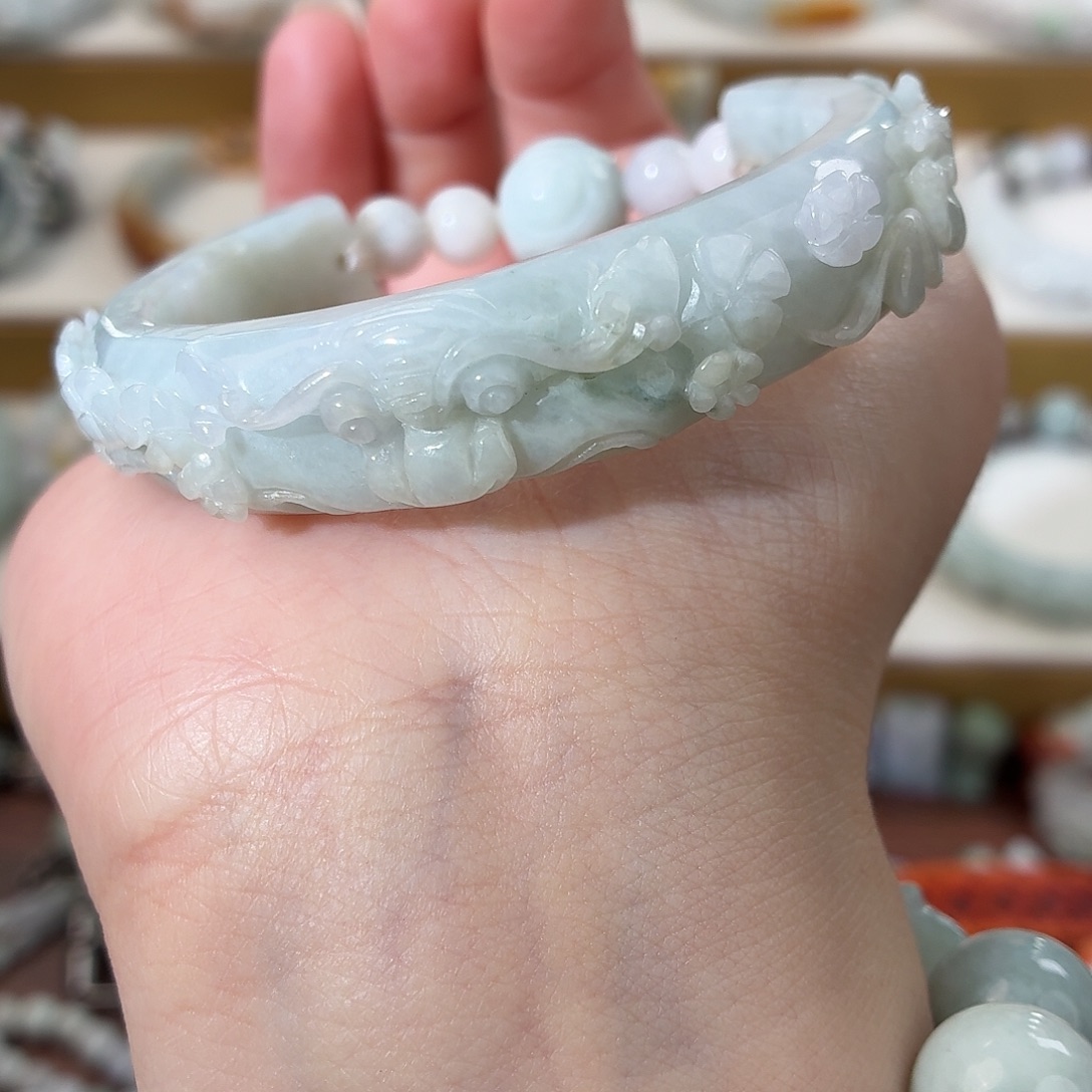 翡翠未镶嵌手镯翡翠大长腿