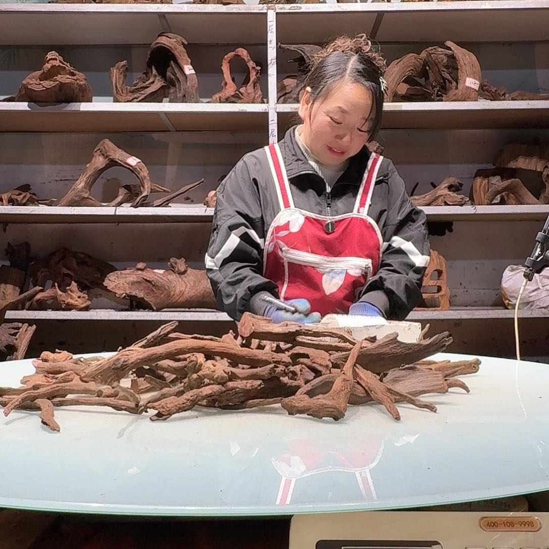 倍诸沉木不包损必褪色简**单6981紫柚枝条