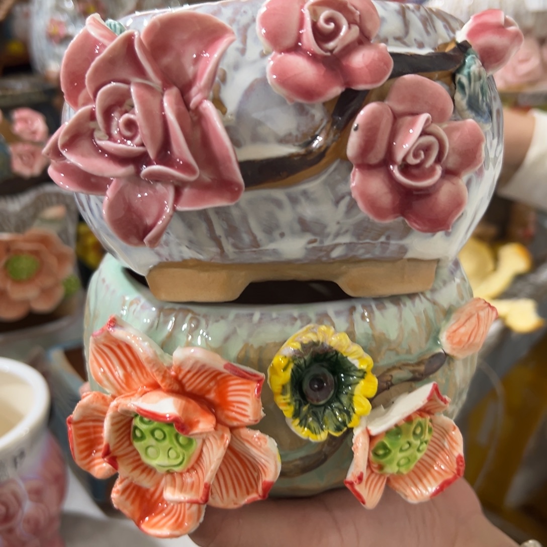 满20米秒退拉黑多肉花盆