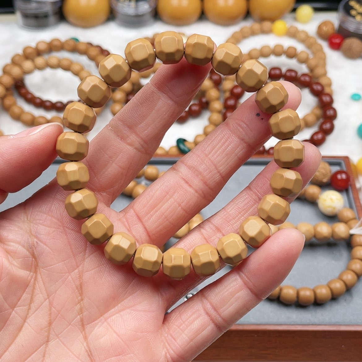 【闪购商品】猴头核桃手串深*猴头核桃精品星途六方