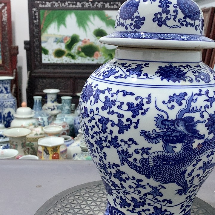 摆件陶博古架陶瓷摆件