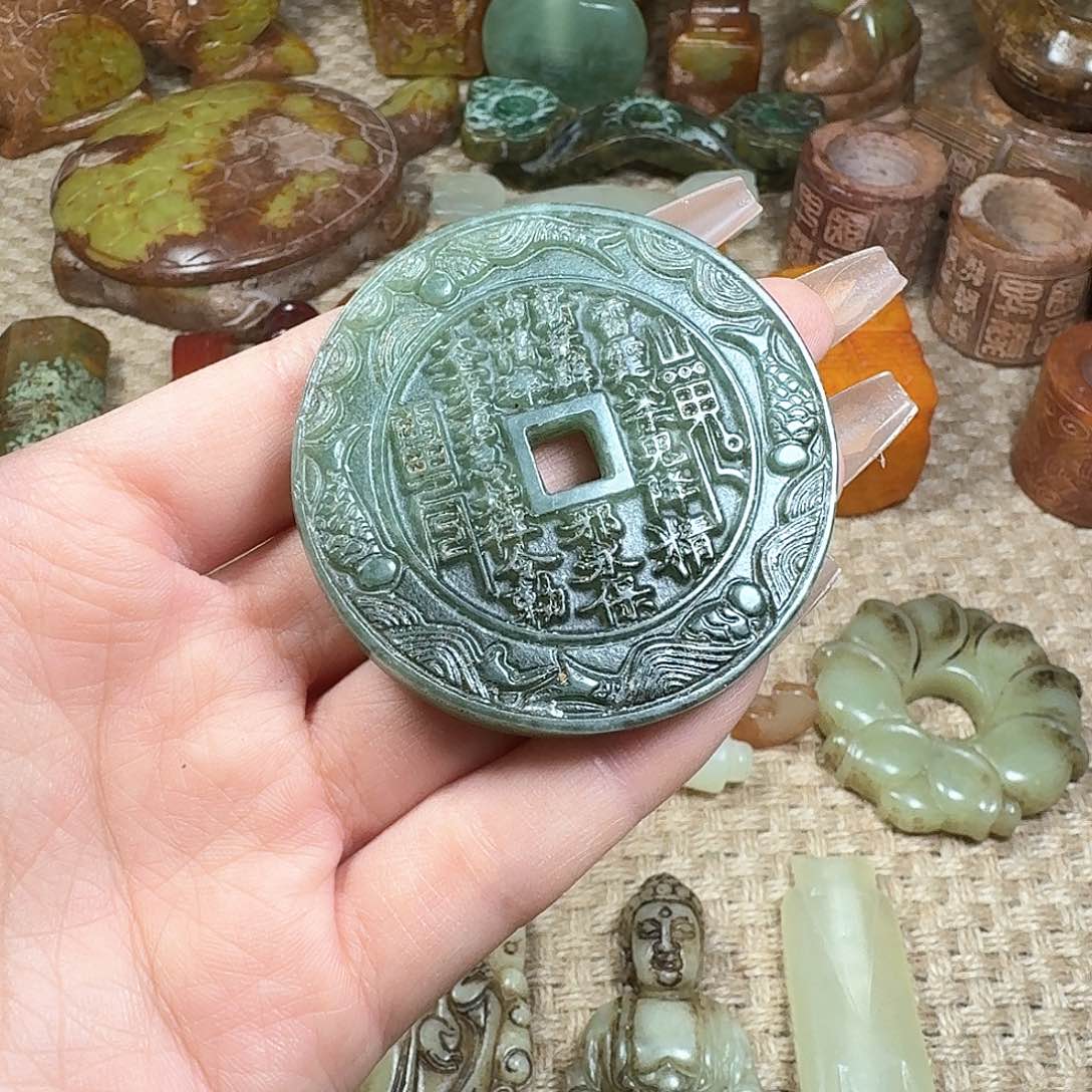 白玉菩提吊坠挂件