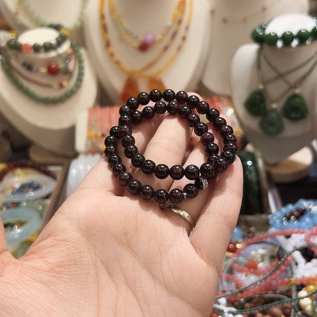 未镶嵌手链石榴石卡7