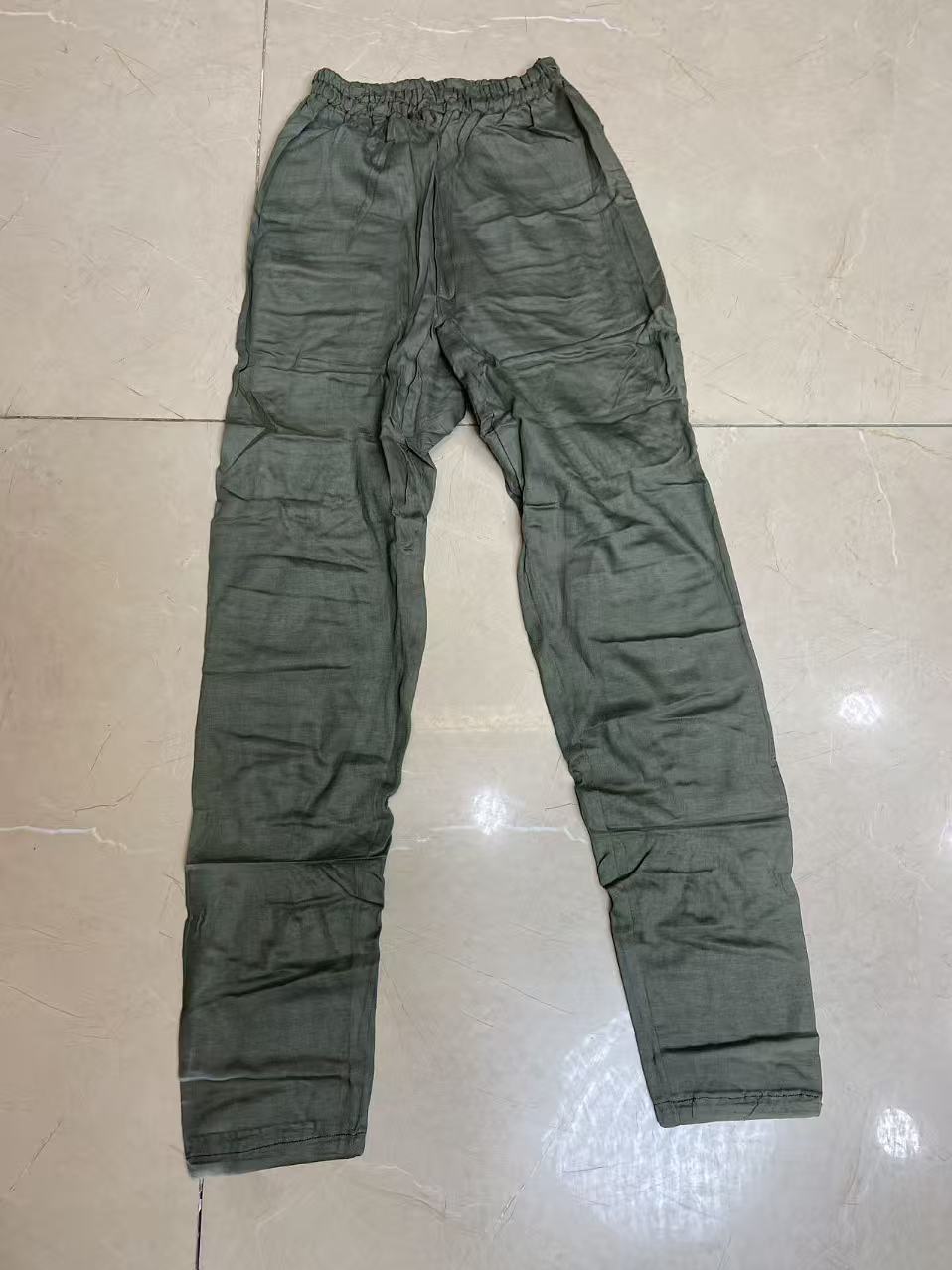 （男款秋裤）男士保暖裤 土黄色纯棉保暖防寒绒裤