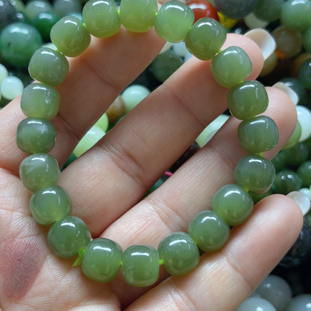 和田玉手链未镶嵌