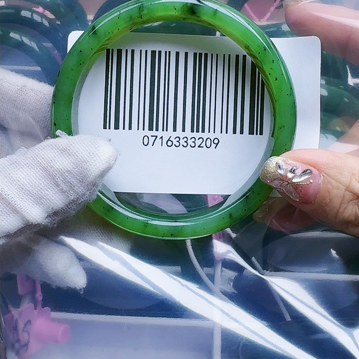 和田玉（碧玉）手镯未镶嵌5960