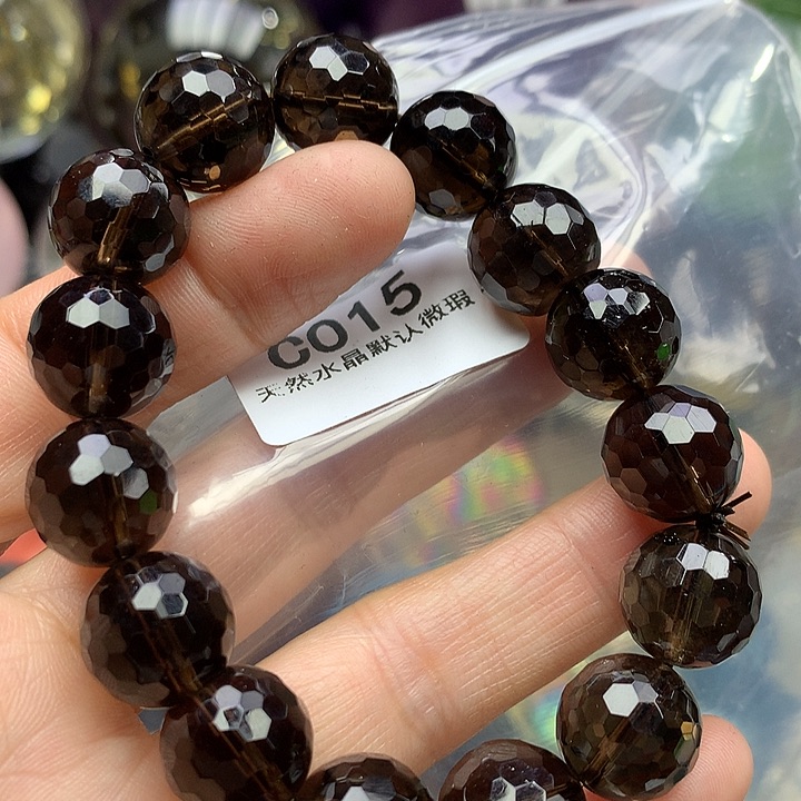 水晶天然水晶手串13m m未镶嵌