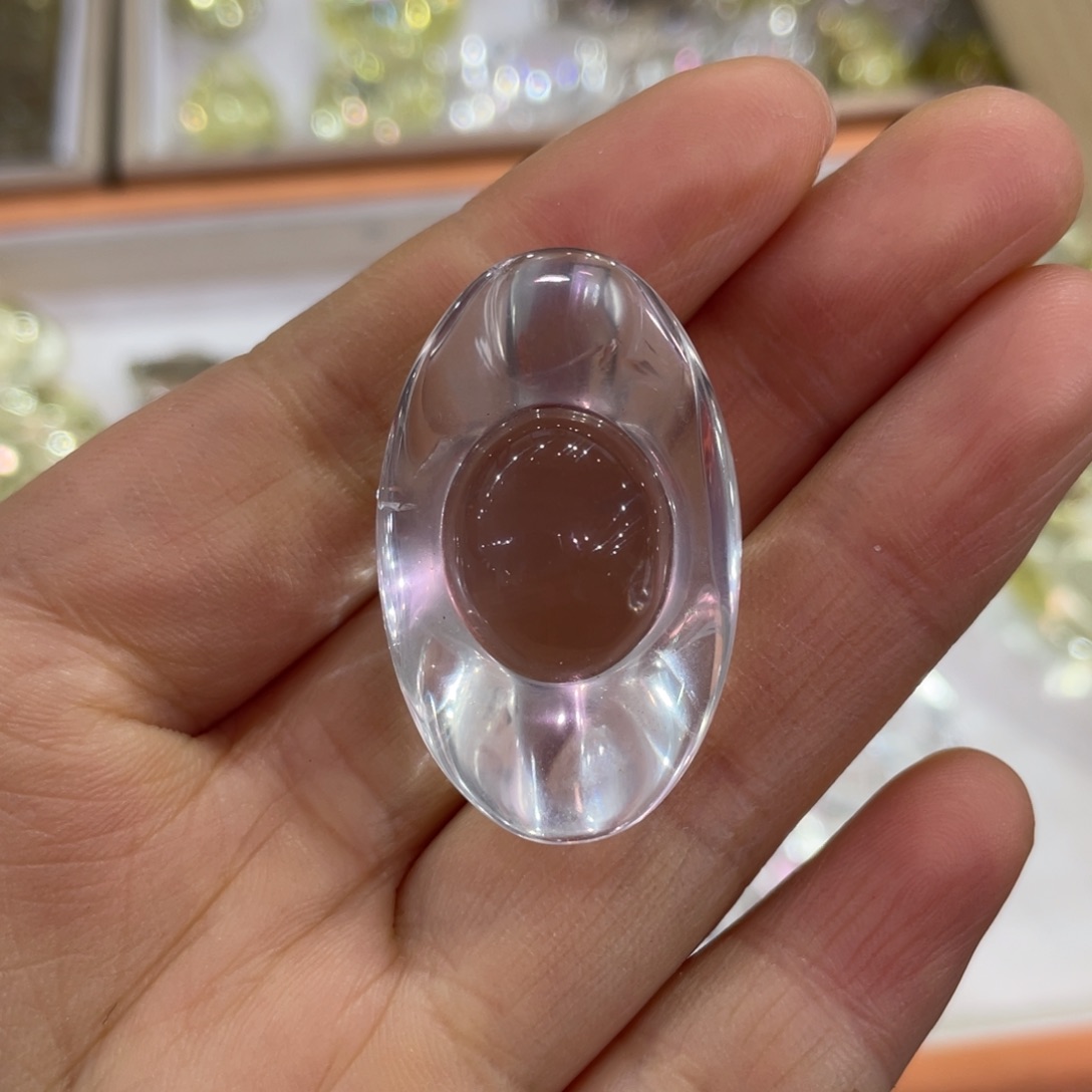 水晶元宝吊坠未镶嵌