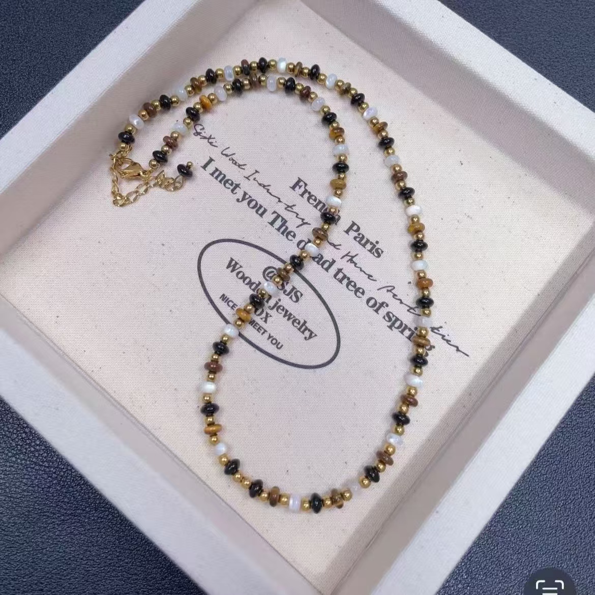 铜合金项链 天然串珠项链   补差价专用链接