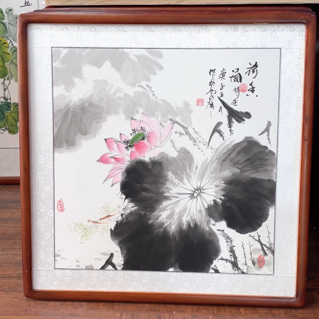 国画带框尺寸63*63厘米