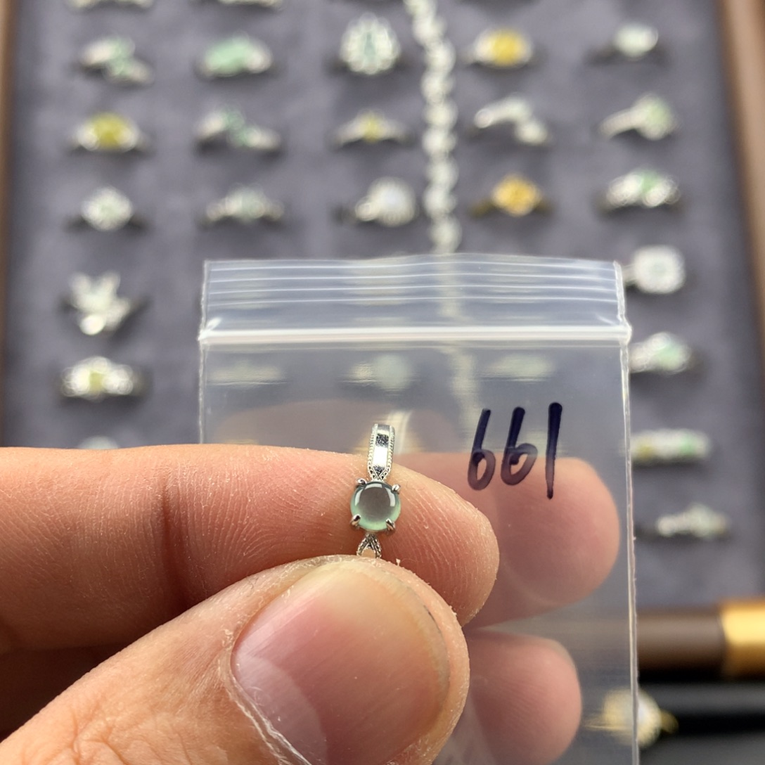 翡翠未镶嵌戒指661