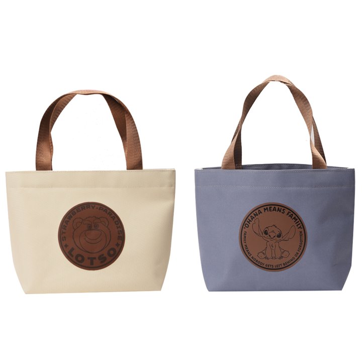 阪织屋迪士尼系列草莓熊史迪仔正版联名款简约手提包时尚百搭包