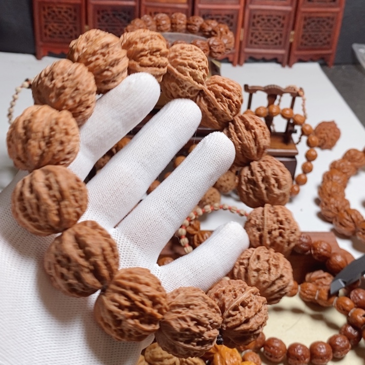 西***楼文玩核桃手串尺寸25