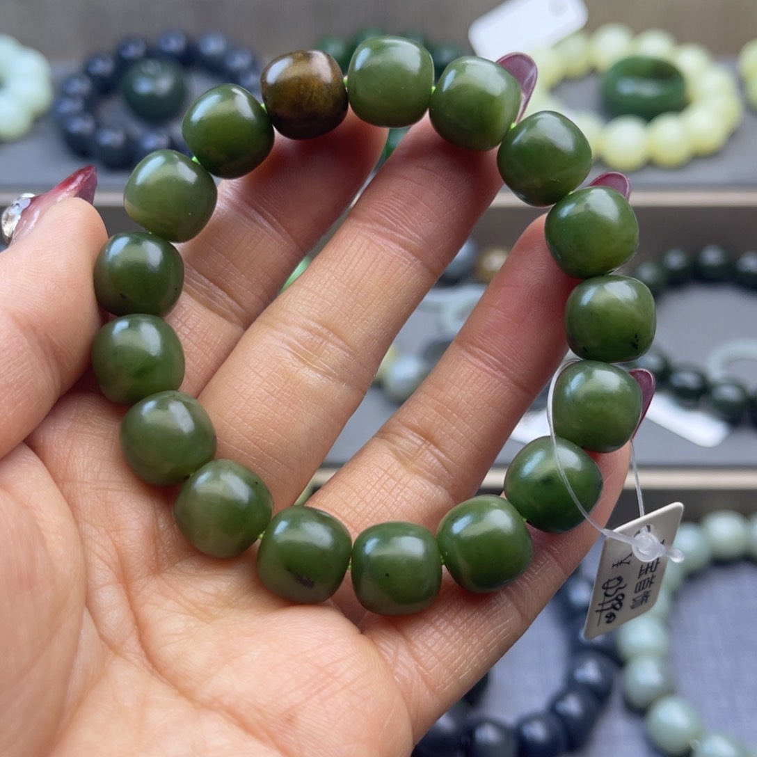 和田玉手链未镶嵌