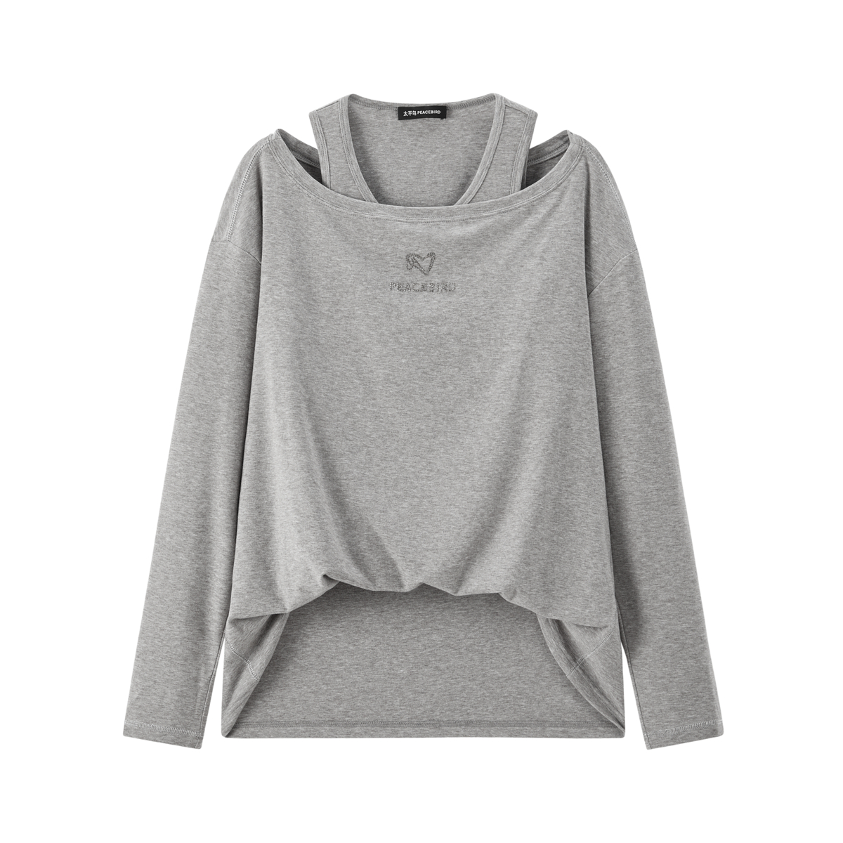 【丽公主专属】太平鸟长袖T恤A1CPF1484