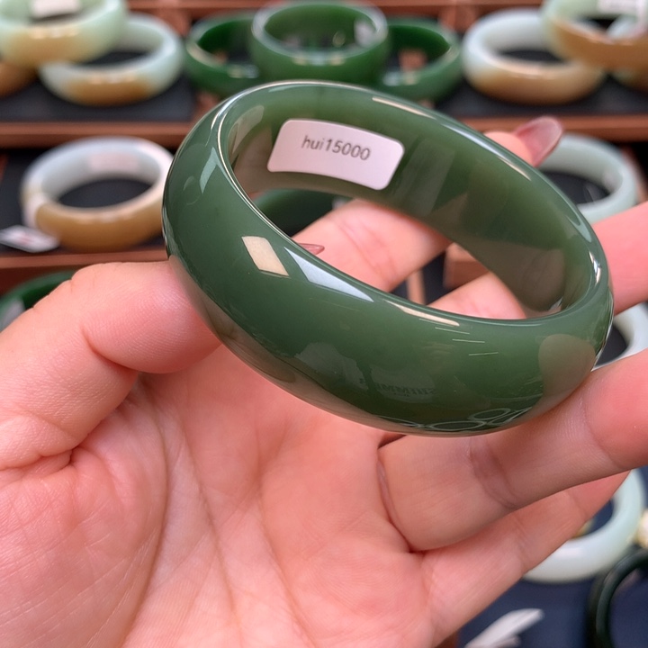 和田玉（碧玉）5758圈口未镶嵌