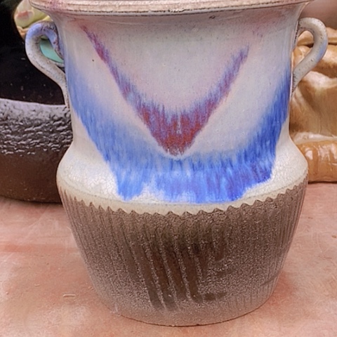 紫砂花盆口20高度22瑕疵