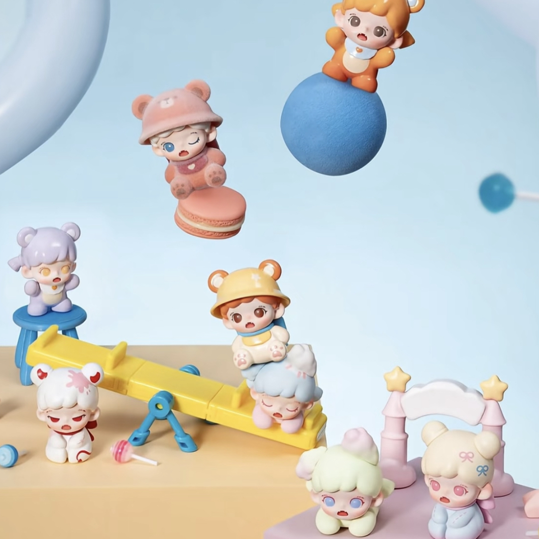 【拆袋】TNT妹妹Zorra小小幼稚园mi粒系列可爱潮玩礼物手办摆件