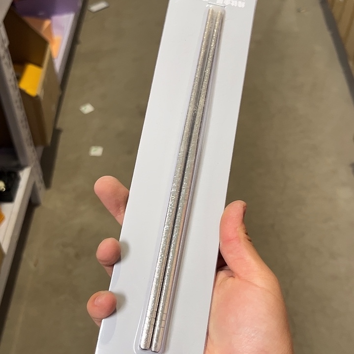 纯钛银色筷子 茶具茶具