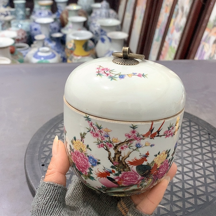 摆件陶博古架陶瓷摆件