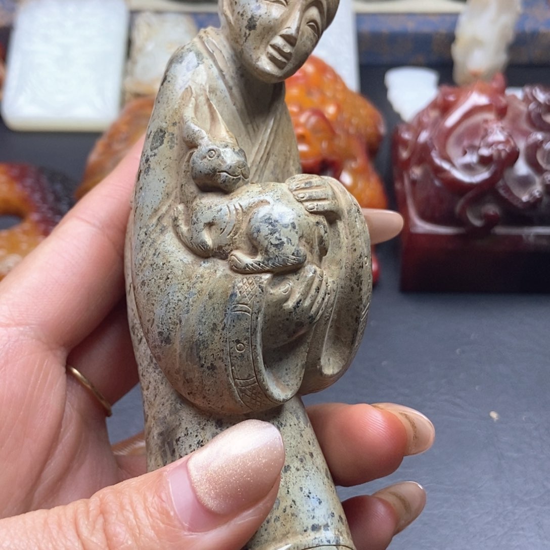 未镶嵌手链和田玉（糖玉）黑*风