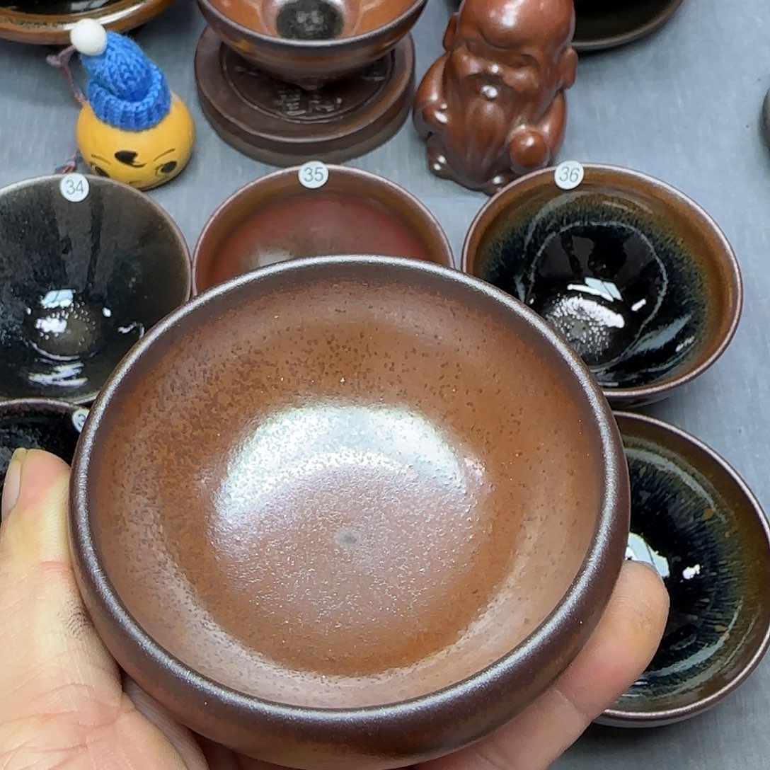 用***6茶盏印春堂柴烧建盏