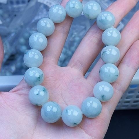 未镶嵌定制翡翠珠链