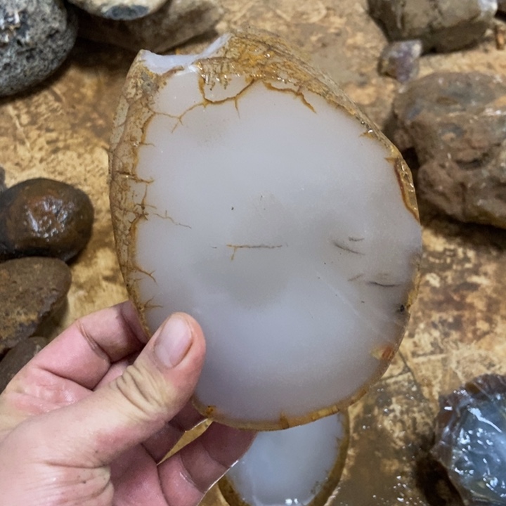 蓝***云定制玛瑙玛瑙手镯