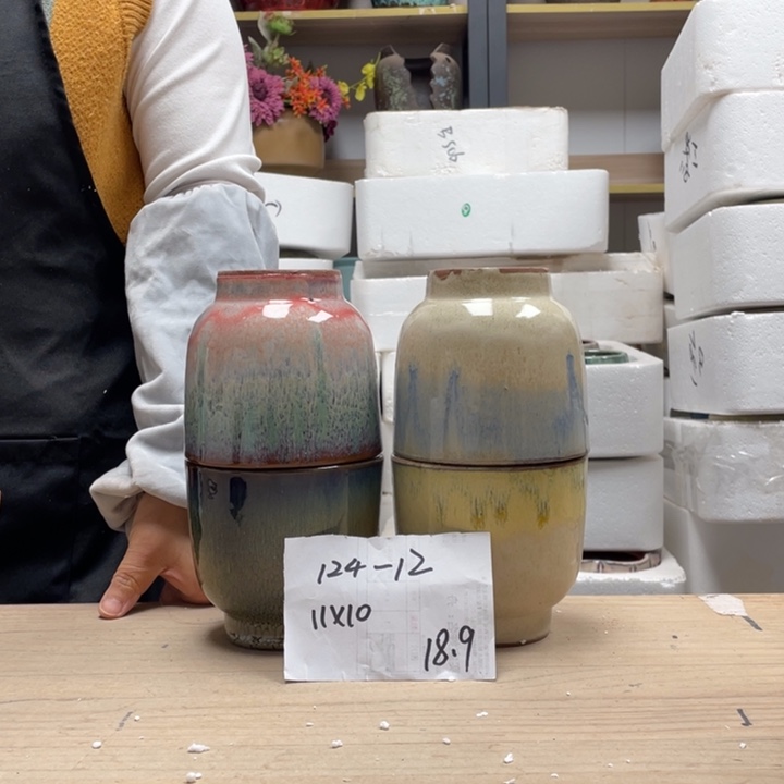 粗陶多肉花盆微瑕12