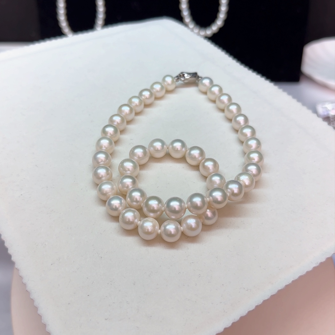 【闪购商品】淡水珍珠项链银S925镶嵌