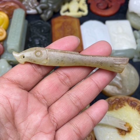 和田玉颈饰未镶嵌40