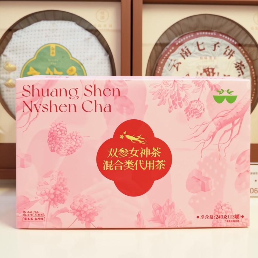 许昌超市包邮双参女神茶 黄精元气参茶 养生茶系列合集喝出好气色