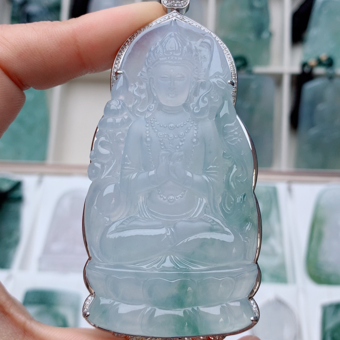 翡翠颈饰未镶嵌鸿****✧