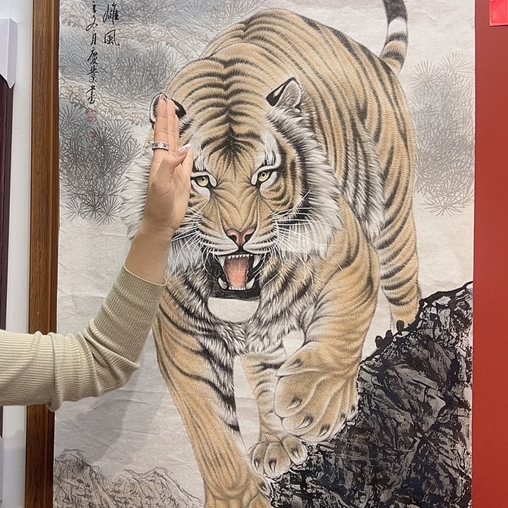 国画赵庆业老师国画作品月 